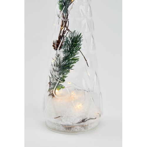 Sapin déco à poser LED H. 35cm Transparent vue détaillée