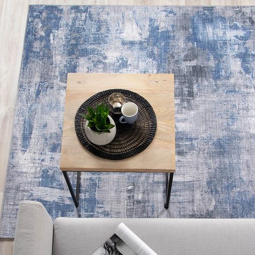 Tapis Moderne - Strength Bleu - Rectangle - 80x150 Cm