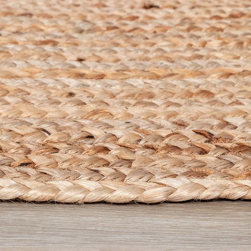 Tapis En Jute - Fair Ovale Naturel - Ovale - 122x183 Cm