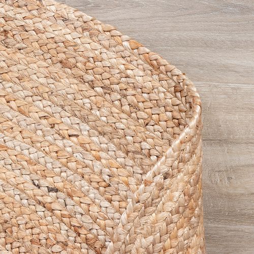 Tapis En Jute - Fair Ovale Naturel - Ovale - 122x183 Cm