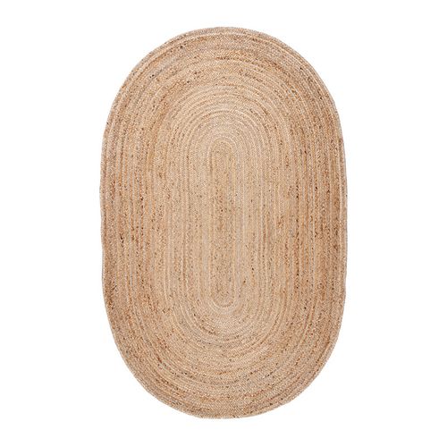 Tapis En Jute - Fair Ovale Naturel - Ovale - 122x183 Cm