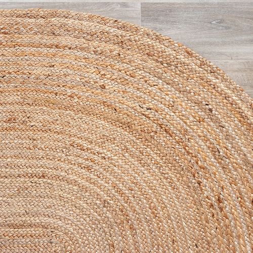 Tapis En Jute - Fair Ovale Naturel - Ovale - 122x183 Cm