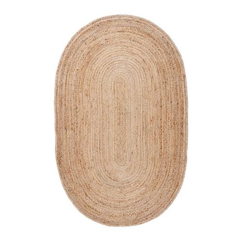 Tapis En Jute - Fair Ovale Naturel - Ovale - 122x183 Cm