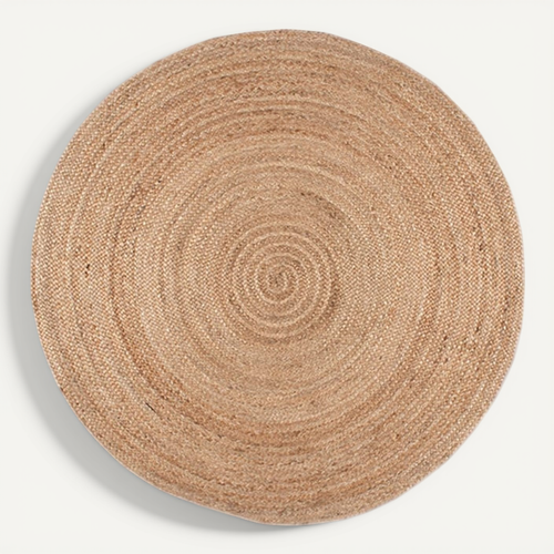 Tapis En Jute - Fair Rond Naturel - Rond - D. 280 Cm