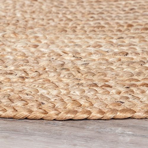 Tapis En Jute - Fair Rond Naturel - Rond - D. 280 Cm