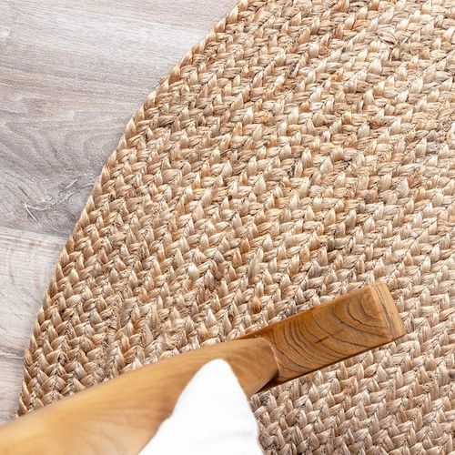Tapis En Jute - Fair Rond Naturel - Rond - D. 280 Cm