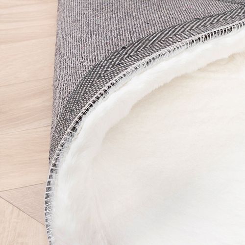 Tapis De Couloir Doux à Poils Longs - Comfy Supreme Blanc - Rectangle - 80x200 Cm