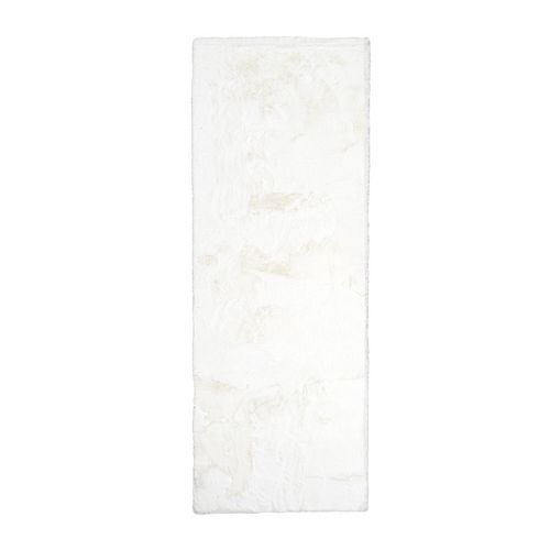 Tapis De Couloir Doux à Poils Longs - Comfy Supreme Blanc - Rectangle - 80x200 Cm