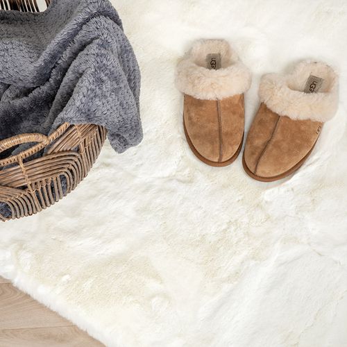 Tapis De Couloir Doux à Poils Longs - Comfy Supreme Blanc - Rectangle - 80x200 Cm