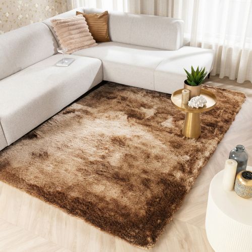 Tapis à Poils Longs - Glorious Taupe - Rectangle - 160x230 Cm