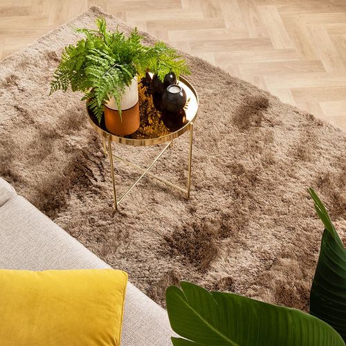 Tapis à Poils Longs - Glorious Taupe - Rectangle - 160x230 Cm