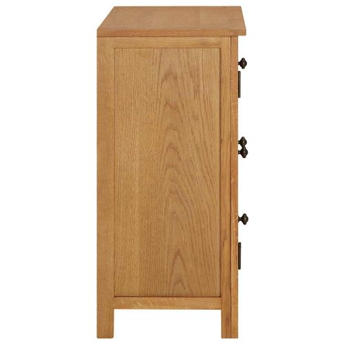 Buffet 70x35x75 Cm Bois De Chêne Massif