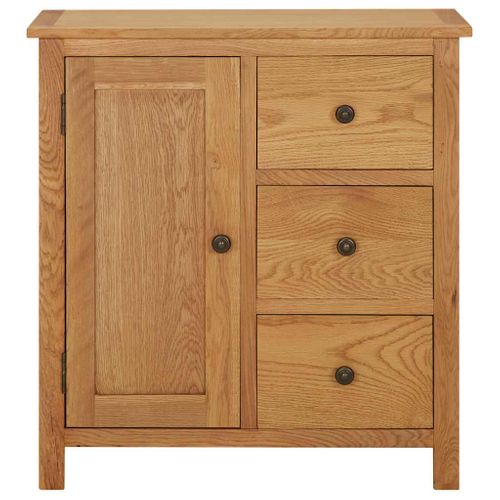 Buffet 70x35x75 Cm Bois De Chêne Massif