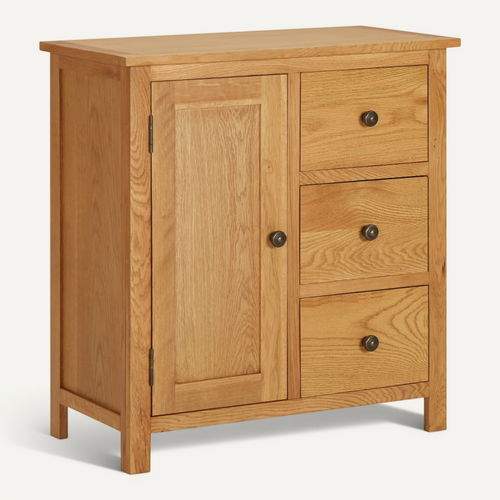Buffet 70x35x75 Cm Bois De Chêne Massif