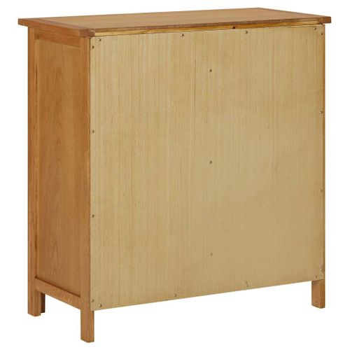Buffet 70x35x75 Cm Bois De Chêne Massif