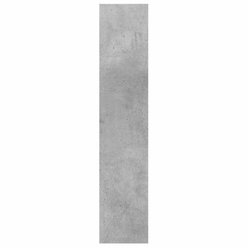 étagère Murale Gris Béton 90x16x78 Cm Bois D’contreplaqué