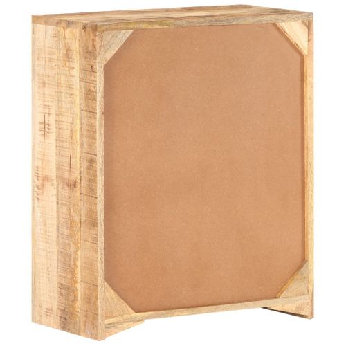 Buffet 59x33x75 Cm Bois De Manguier Brut