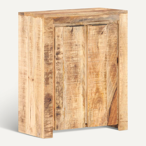 Buffet 59x33x75 Cm Bois De Manguier Brut