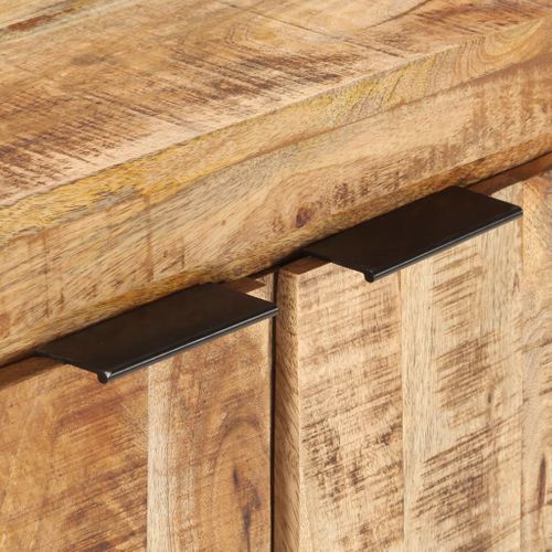 Buffet 59x33x75 Cm Bois De Manguier Brut