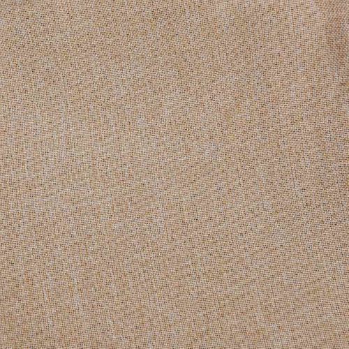 Rideau Occultant Aspect De Lin Avec Oeillets Beige 290x245 Cm