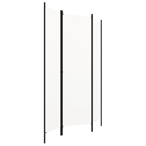 Cloison De Séparation 3 Panneaux Blanc 150x180 Cm