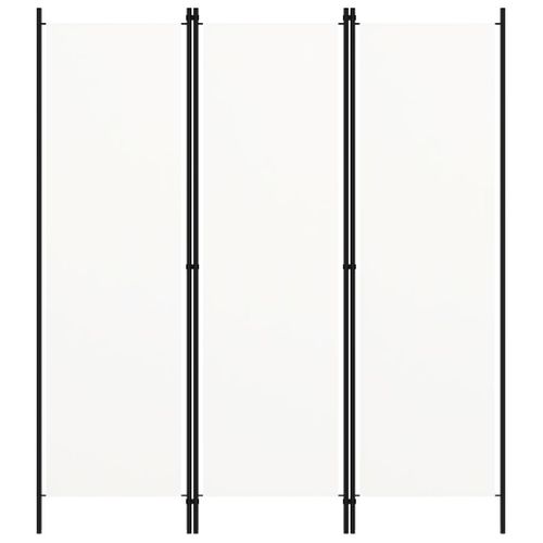 Cloison De Séparation 3 Panneaux Blanc 150x180 Cm