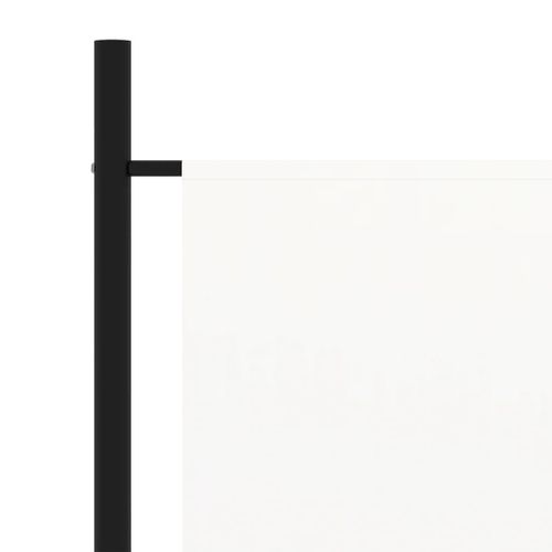 Cloison De Séparation Blanc 175x180 Cm Tissu