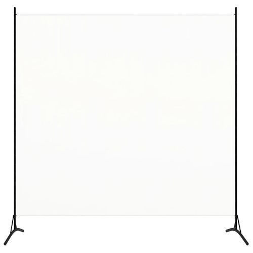 Cloison De Séparation Blanc 175x180 Cm Tissu