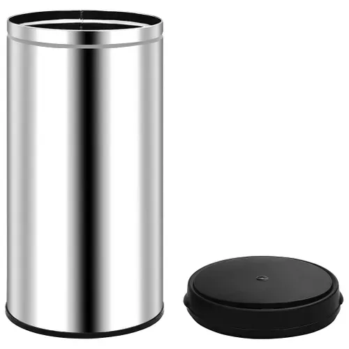 Poubelle À Capteur Automatique 70 L Acier Inoxydable