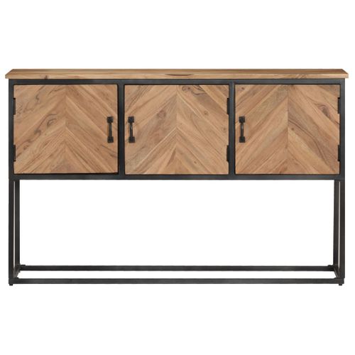 Buffet 120x30x75 Cm Bois D'acacia Solide