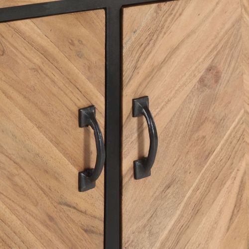 Buffet 120x30x75 Cm Bois D'acacia Solide