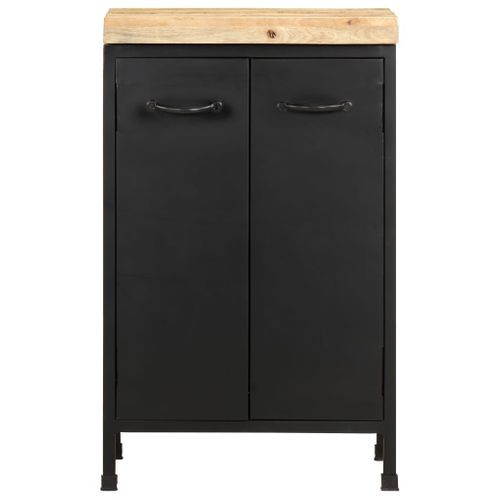 Buffet 47x35x76 Cm Bois De Manguier Brut