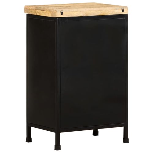 Buffet 47x35x76 Cm Bois De Manguier Brut