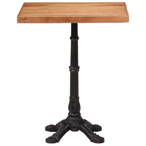 Table De Bistro 60x60x76 Cm Bois D'acacia Massif