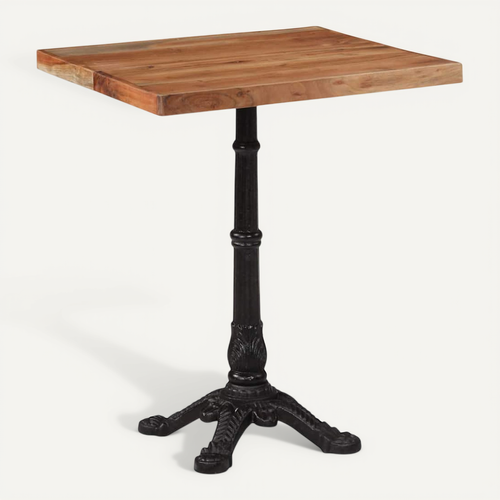 Table De Bistro 60x60x76 Cm Bois D'acacia Massif
