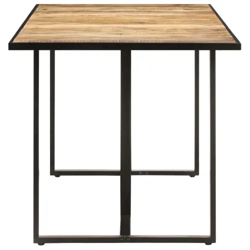 Table De Salle À Manger 200 Cm Bois De Manguier Brut