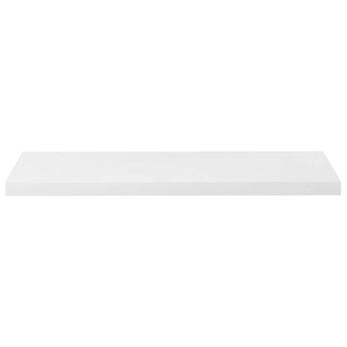 Étagère Murale Flottante Blanc Brillant 90x23,5x3,8 Cm Mdf
