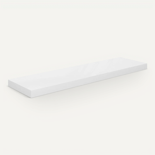 Étagère Murale Flottante Blanc Brillant 90x23,5x3,8 Cm Mdf