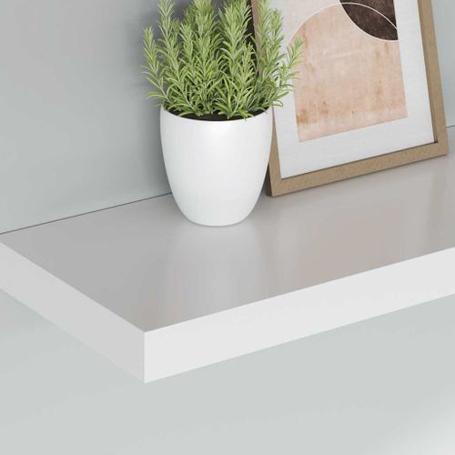 Étagère Murale Flottante Blanc 60x23,5x3,8 Cm Mdf