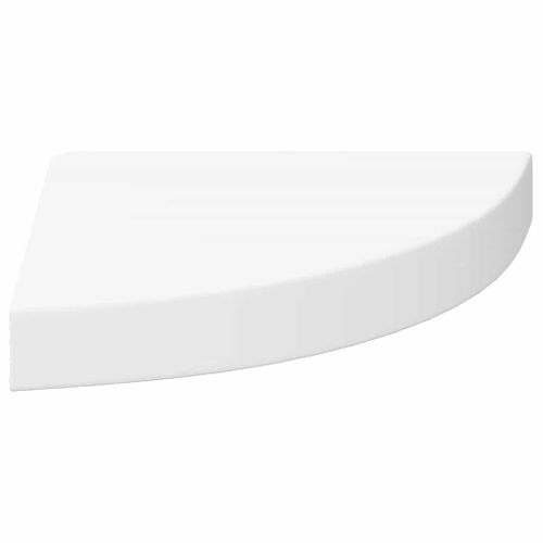 étagères D'angle Flottantes 2 Pièces Blanc 25x25x3,8 Cm Mdf
