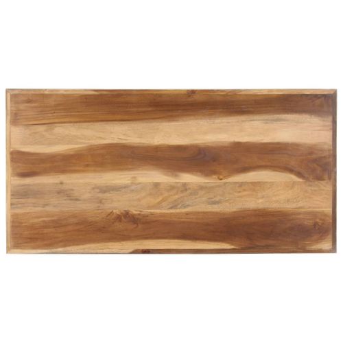 Table De Salle À Manger 120x60x75 Cm Bois Avec Finition Miel