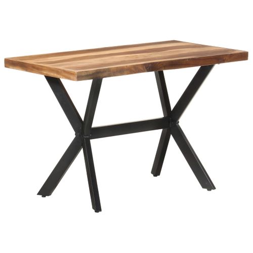 Table De Salle À Manger 120x60x75 Cm Bois Avec Finition Miel