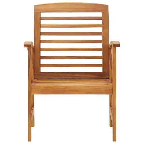 Vidaxl Chaises De Jardin Lot De 2 Bois D'acacia Massif Sièges Meubles Patio Terrasse Extérieur