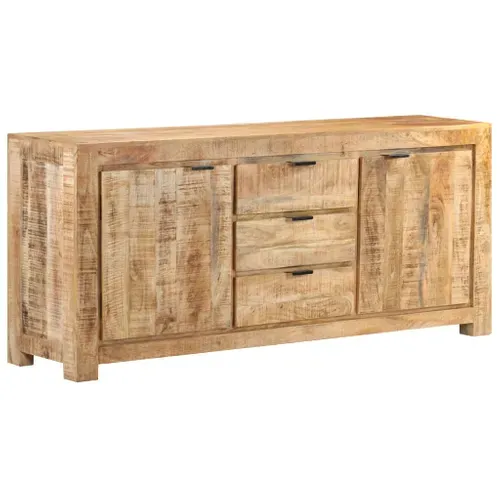 Buffet 175x40x75 Cm Bois De Manguier Brut