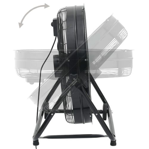 Ventilateur à Tambour Industriel 60 Cm 172,5 W Noir