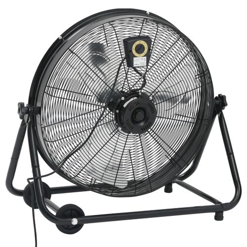 Ventilateur à Tambour Industriel 60 Cm 172,5 W Noir