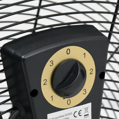 Ventilateur à Tambour Industriel 60 Cm 172,5 W Noir