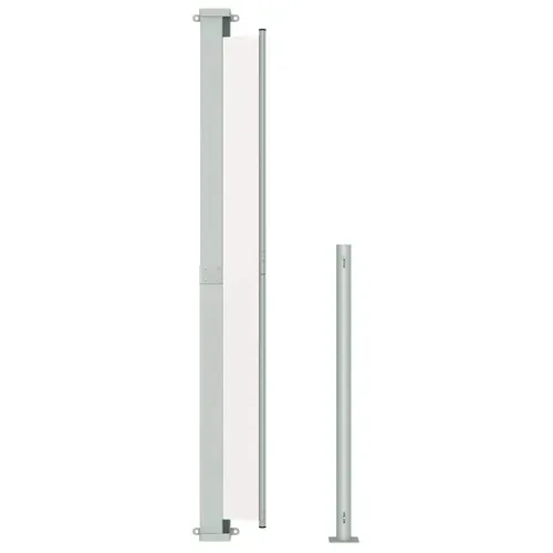 Auvent Latéral Rétractable De Patio 220x300 Cm Crème