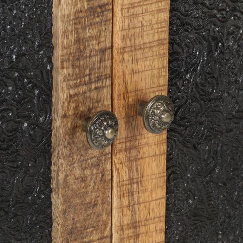 Buffet 60x35x75 Cm Bois De Manguier Brut