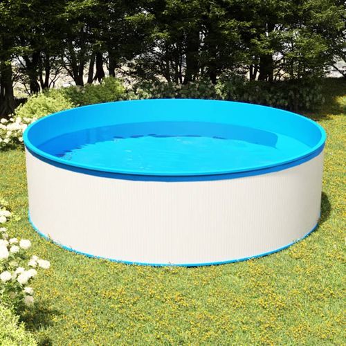 Piscine À éclaboussures 350x90 Cm Blanc